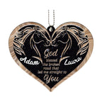 Printfamily M113 Horse Couple God Blessed Personalized Ornament