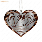 Luvingrace M20 Horse Couple God Blessed Personalized Ornament