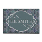 Luvingrace M21 Decorative Monogram Collection Family Name Personalized Doormat