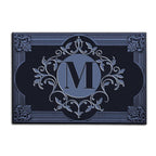 Luvingrace M27 Decorative Monogram The First Letter of Family Name Personalized Doormat
