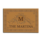 Luvingrace M31 Decorative Monogram Collection Family Name Personalized Doormat