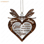 Printfamily M46 Dragonfly Couple God Blessed Personalized Ornament