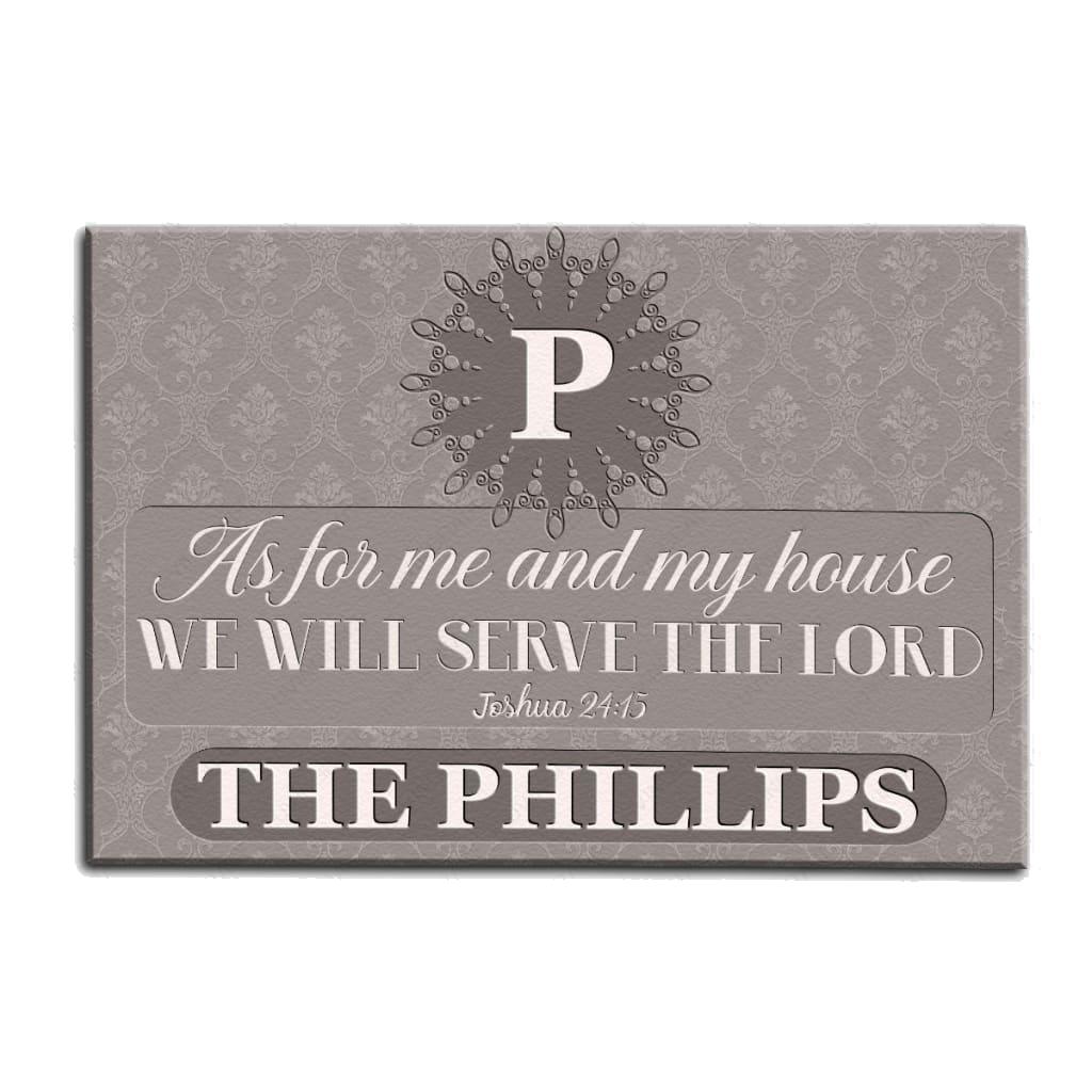 Luvingrace M49 Luxury Monogram Collection As For My House Personalized Doormat