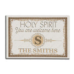 Printfamily M53 Luxury Monogram Collection Holy Spirit Personalized Doormat