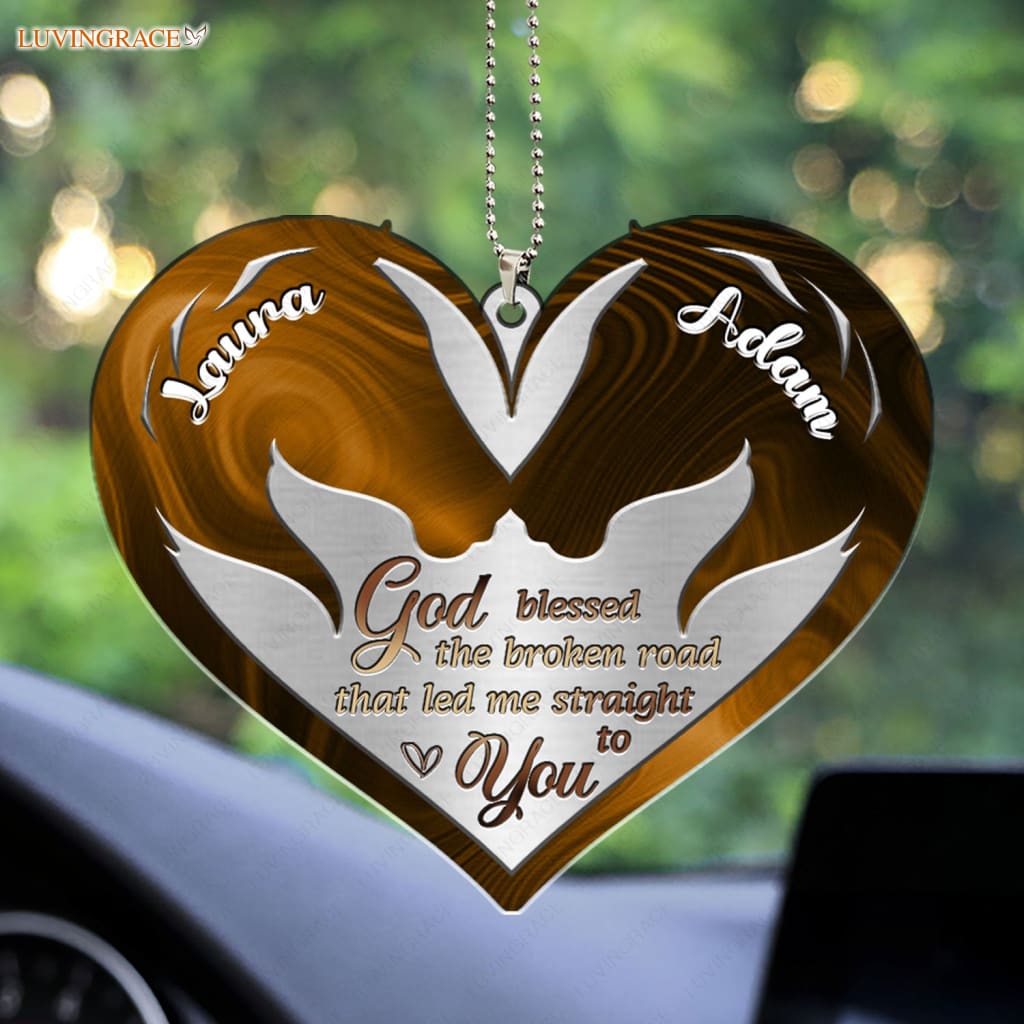 Luvingrace M60 Horse Couple God Blessed Personalized Ornament
