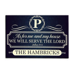 Printfamily M65 Decorative Monogram Collection As For My House Personalized Doormat