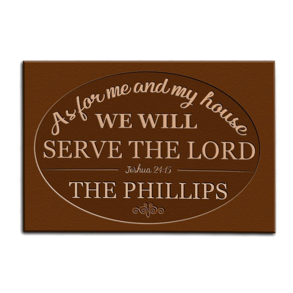 Luvingrace M69 Decorative Monogram Collection As For My House Personalized Doormat