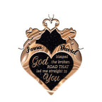 Printfamily M71 Elephant Couple God Blessed Personalized Ornament