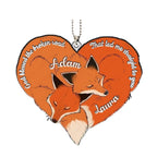 Printfamily M77 Fox Couple God Blessed Personalized Ornament