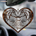 Luvingrace M79 Horse Couple God Blessed Personalized Ornament