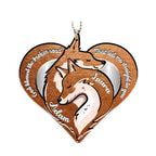 Printfamily M83 Fox Couple God Blessed Personalized Ornament