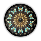 Mandala Of Golden Butterflies Tire Cover Car Accessories