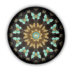 Mandala Of Golden Butterflies Tire Cover Car Accessories