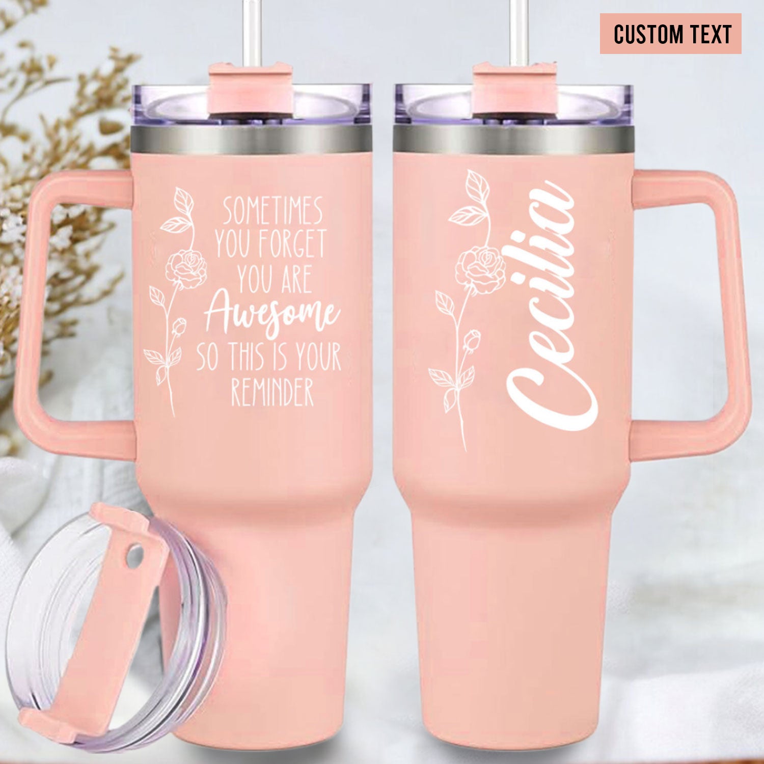 You are awesome 40oz Tumbler Travel Cup - Birthday, Christmas Gifts for Women - Inspiration Gifts
