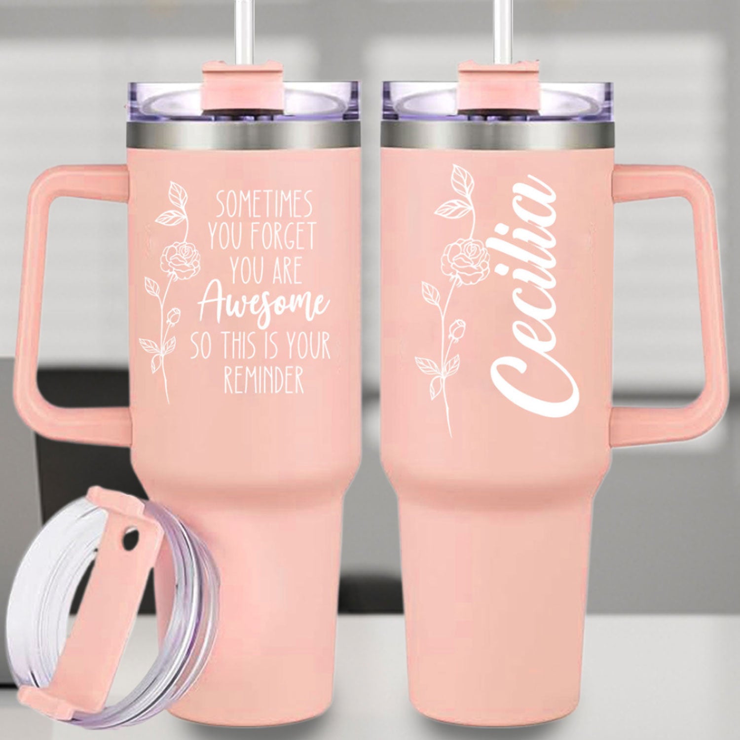You are awesome 40oz Tumbler Travel Cup - Birthday, Christmas Gifts for Women - Inspiration Gifts