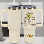 Sunflower You are 40oz Tumbler Travel Cup Christian Gifts for Women. Spiritual Gift, Inspirational Religious Gifts for Women. Birthday Gifts for Women, Friends
