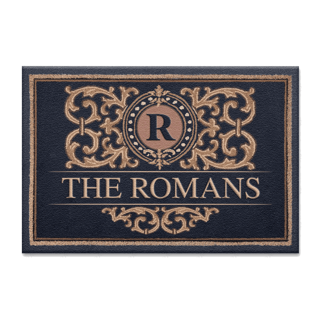 Monogram Personalized Family Doormat