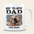 Most Tee-riffic Dad Custom Pet Photo Mug