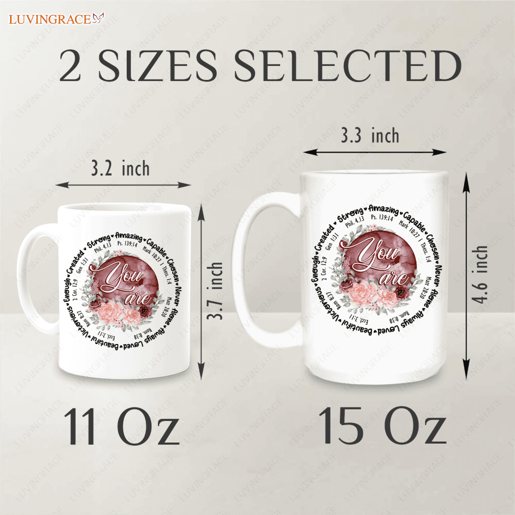 Mug Gifts For Women Mom Friend - Christian Inspirational Religious Birthday Ceramic