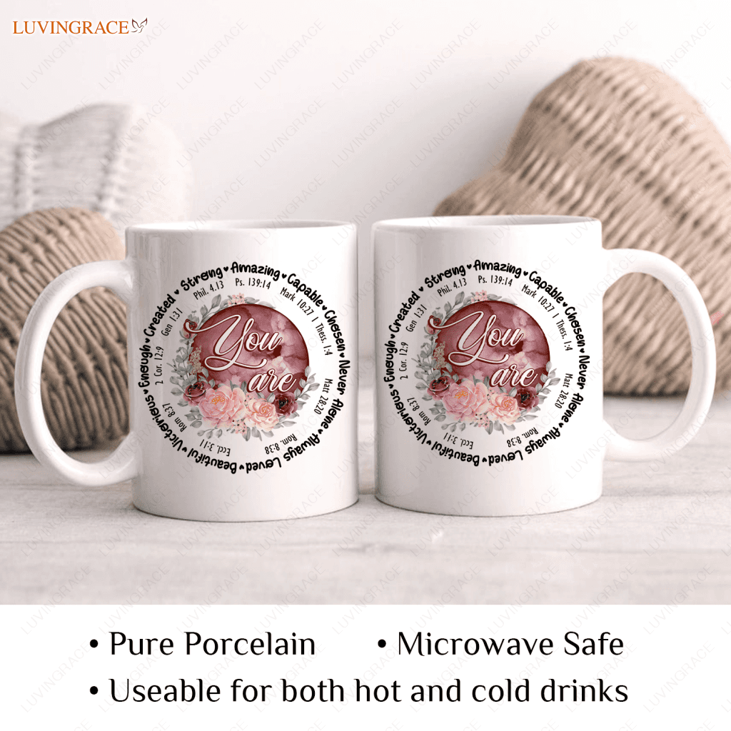 Mug Gifts For Women Mom Friend - Christian Inspirational Religious Birthday Ceramic