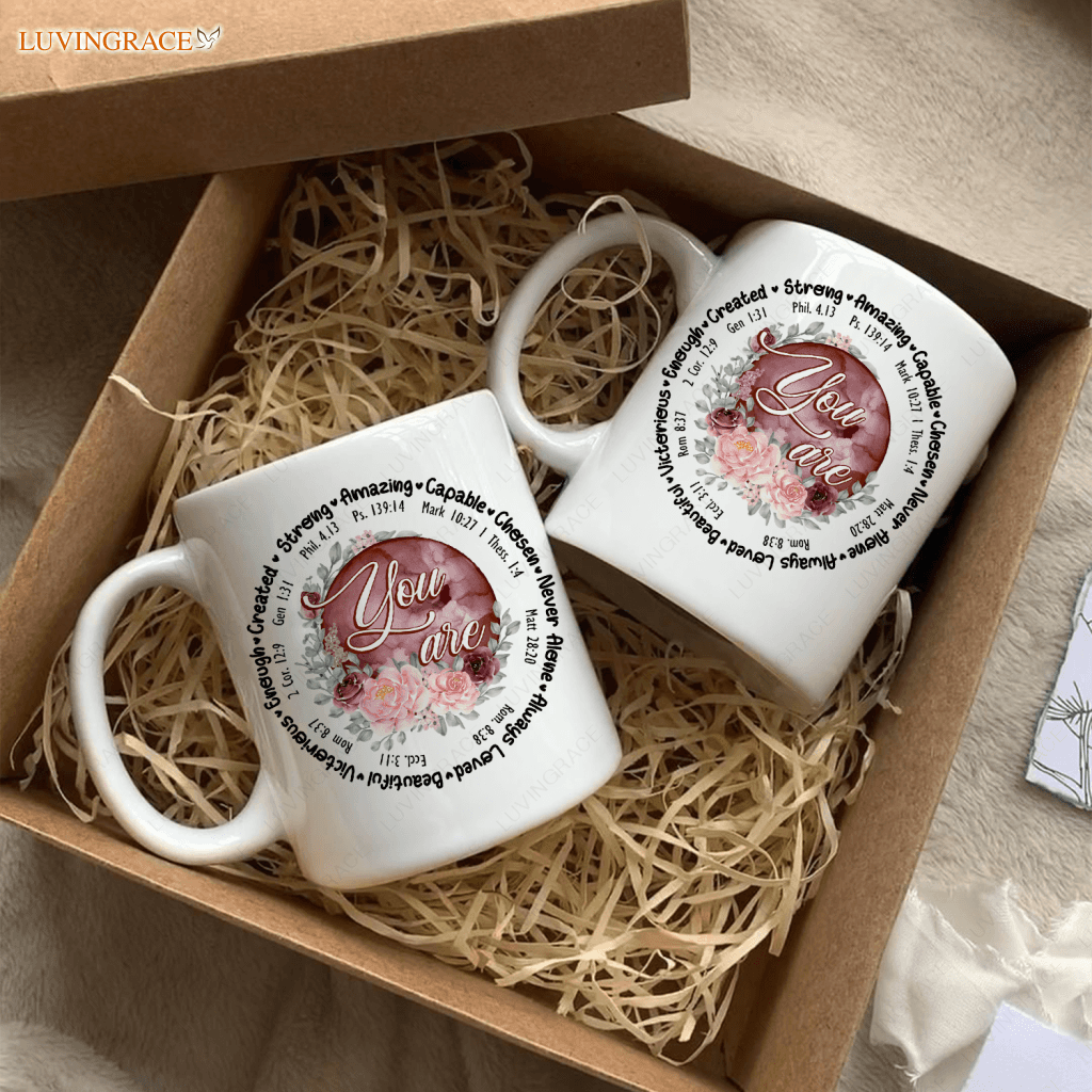 Mug Gifts For Women Mom Friend - Christian Inspirational Religious Birthday Ceramic