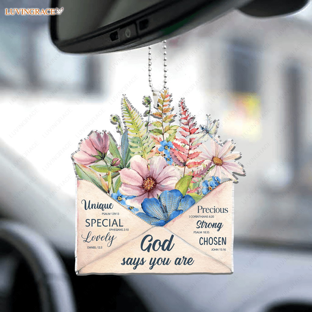 Note Card God Says You Are Ornament