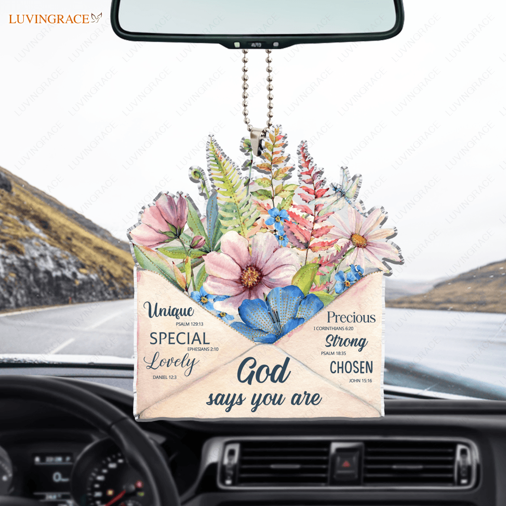 Note Card God Says You Are Ornament