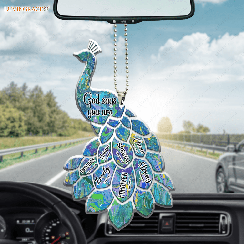 Peacock You Are Special Ornament