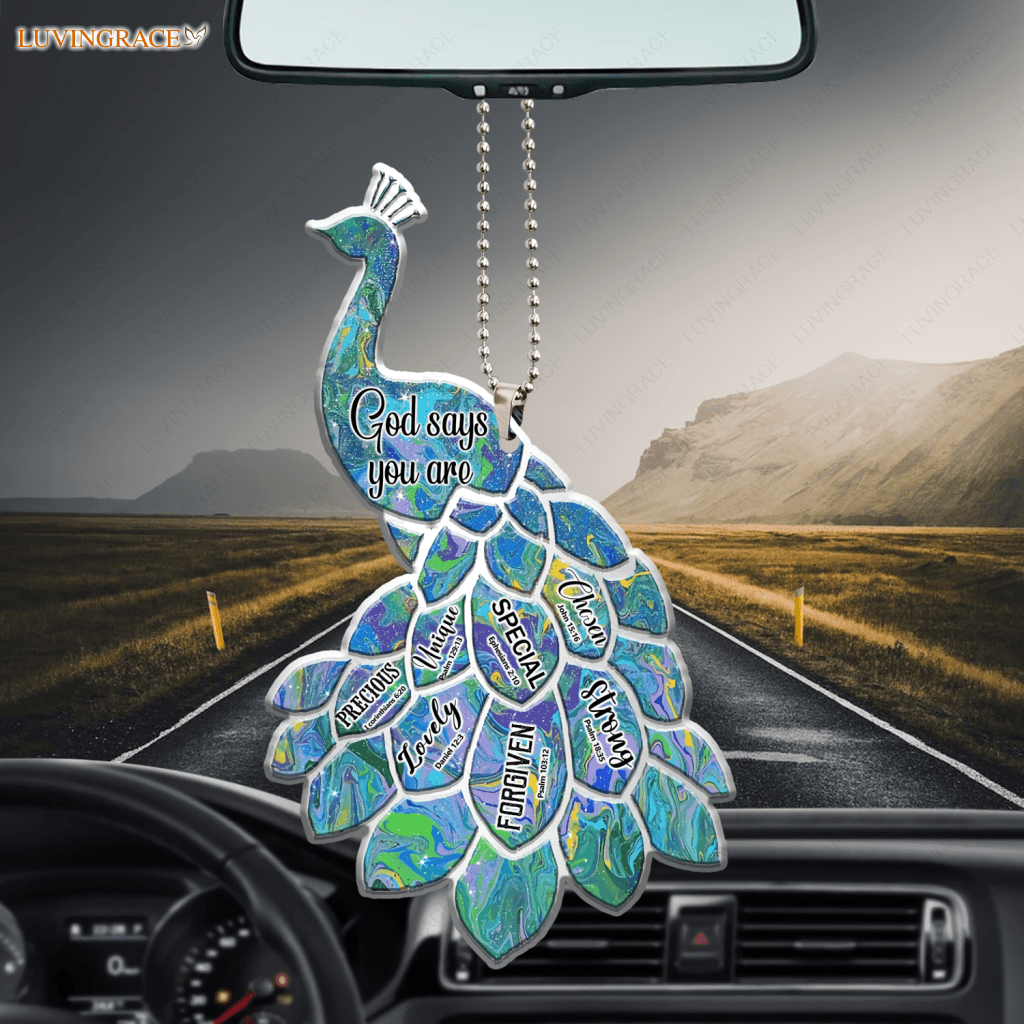 Peacock You Are Special Ornament