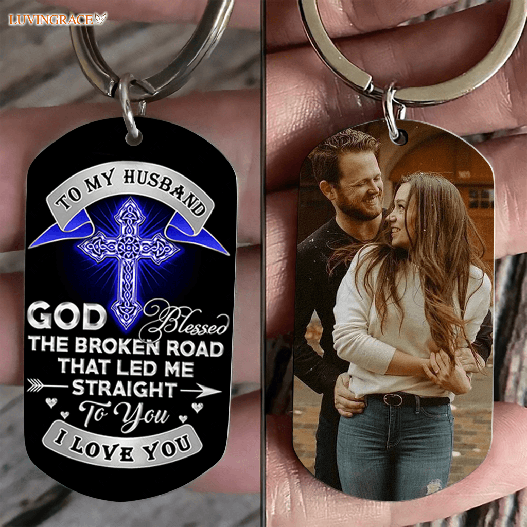 Perfect Gift For Your Husband Personalized Stainless Steel Keychain
