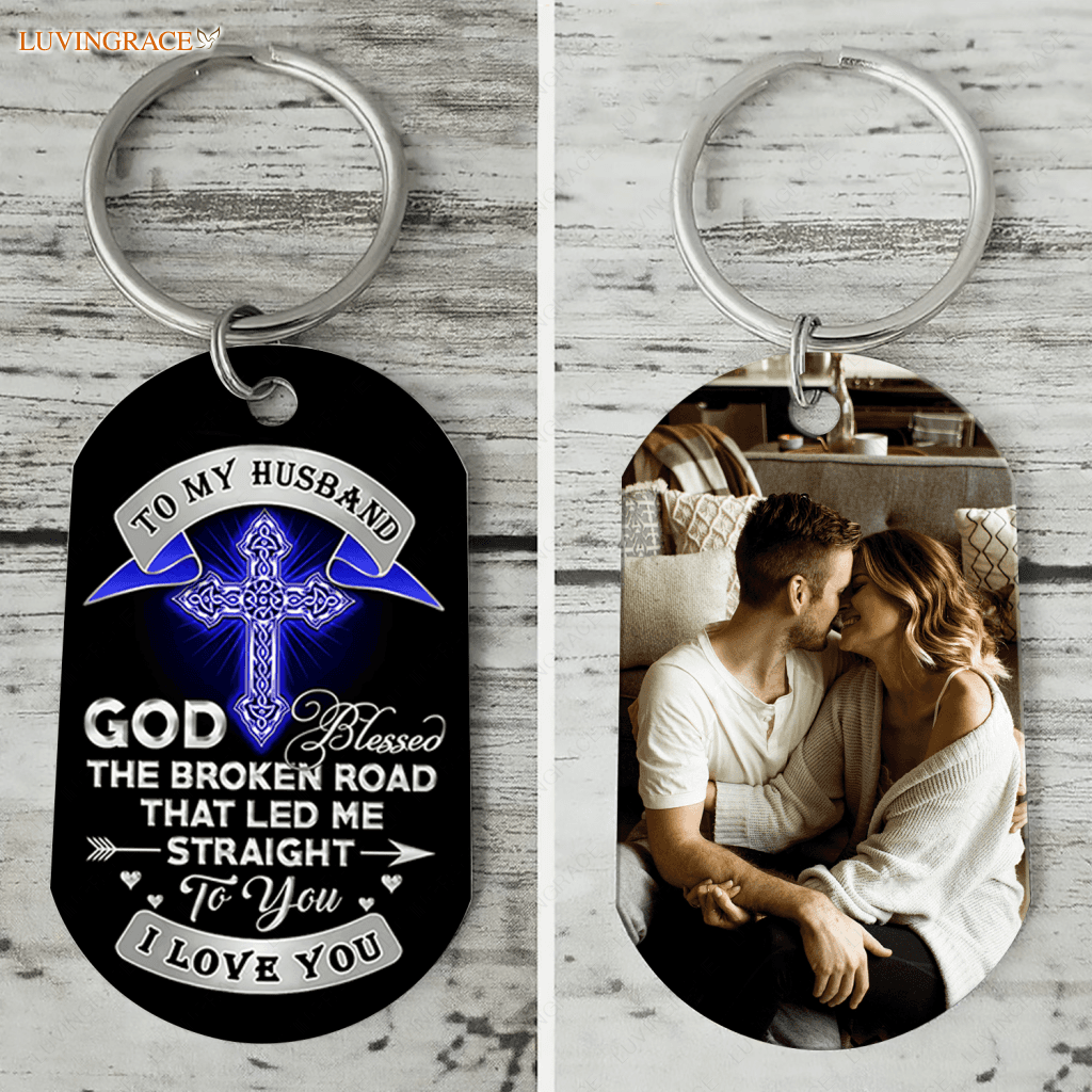 Perfect Gift For Your Husband Personalized Stainless Steel Keychain