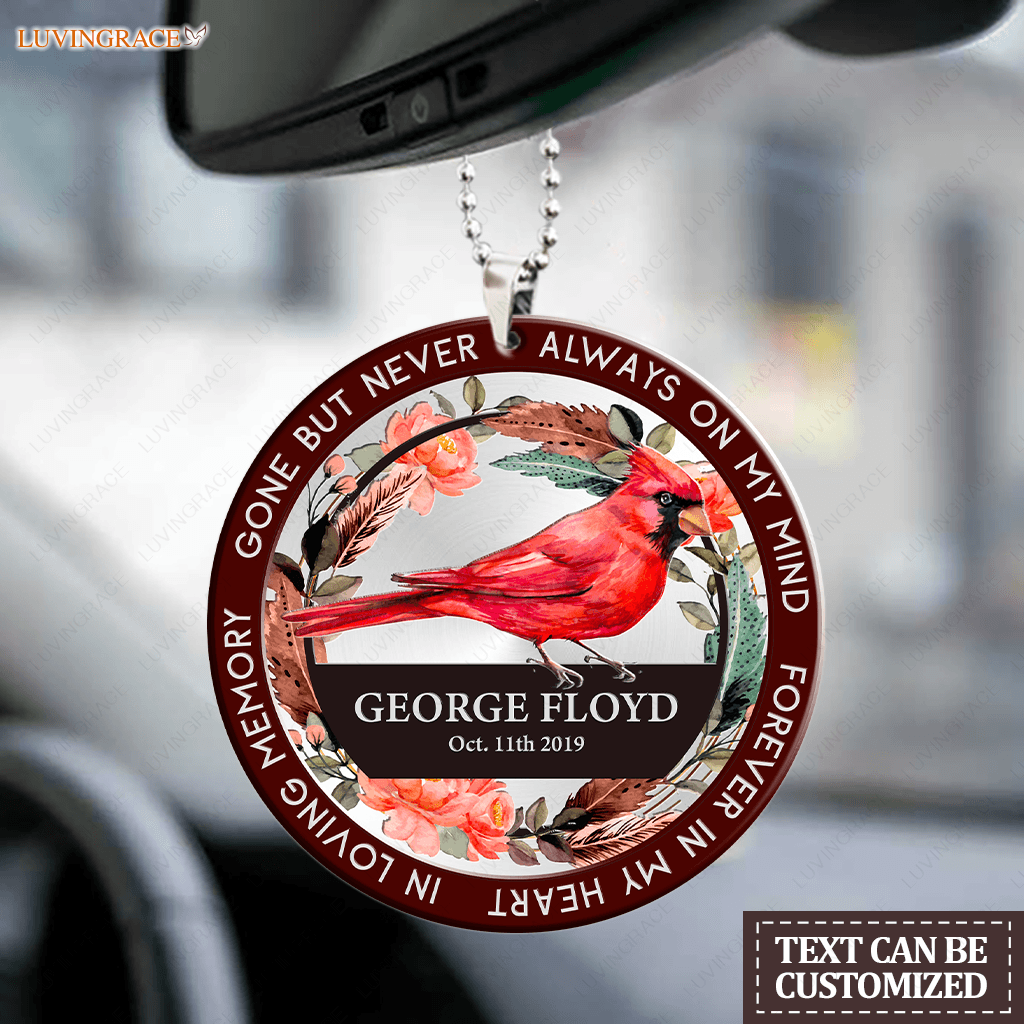 Personalized Always On My Mind Cardinal Ornament