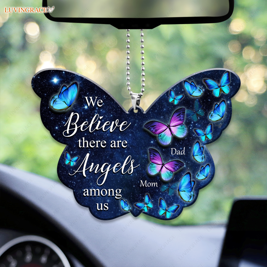 Personalized Angels Among Us Butterfly Ornament