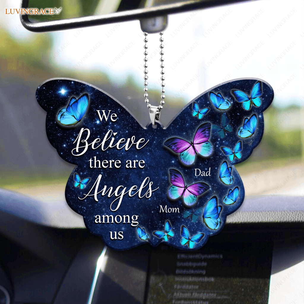 Personalized Angels Among Us Butterfly Ornament