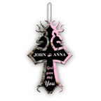 Personalized Buck And Doe Cross God Gave Me You Ornament