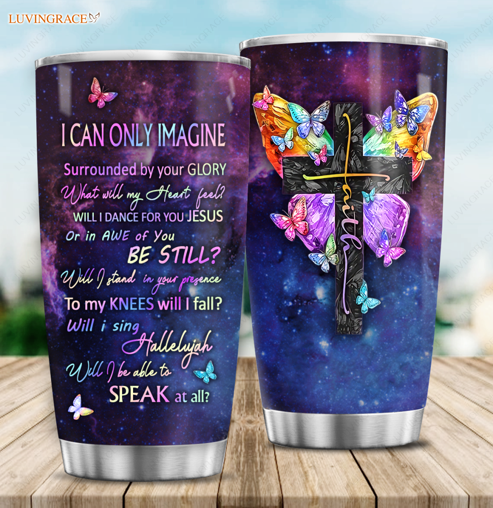 Personalized Color Butterfly Glory Tumbler Tumbler