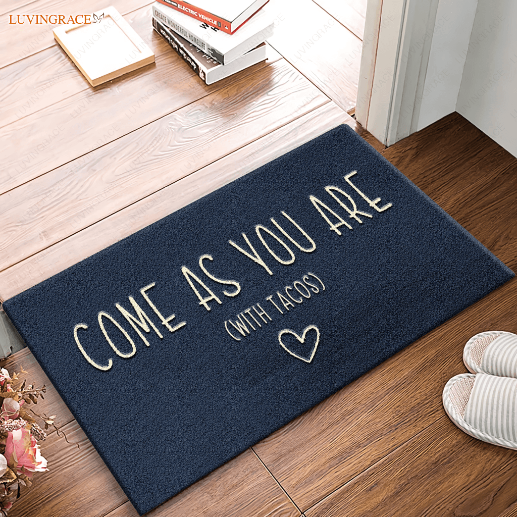 Personalized Come As You Are Unique Doormat