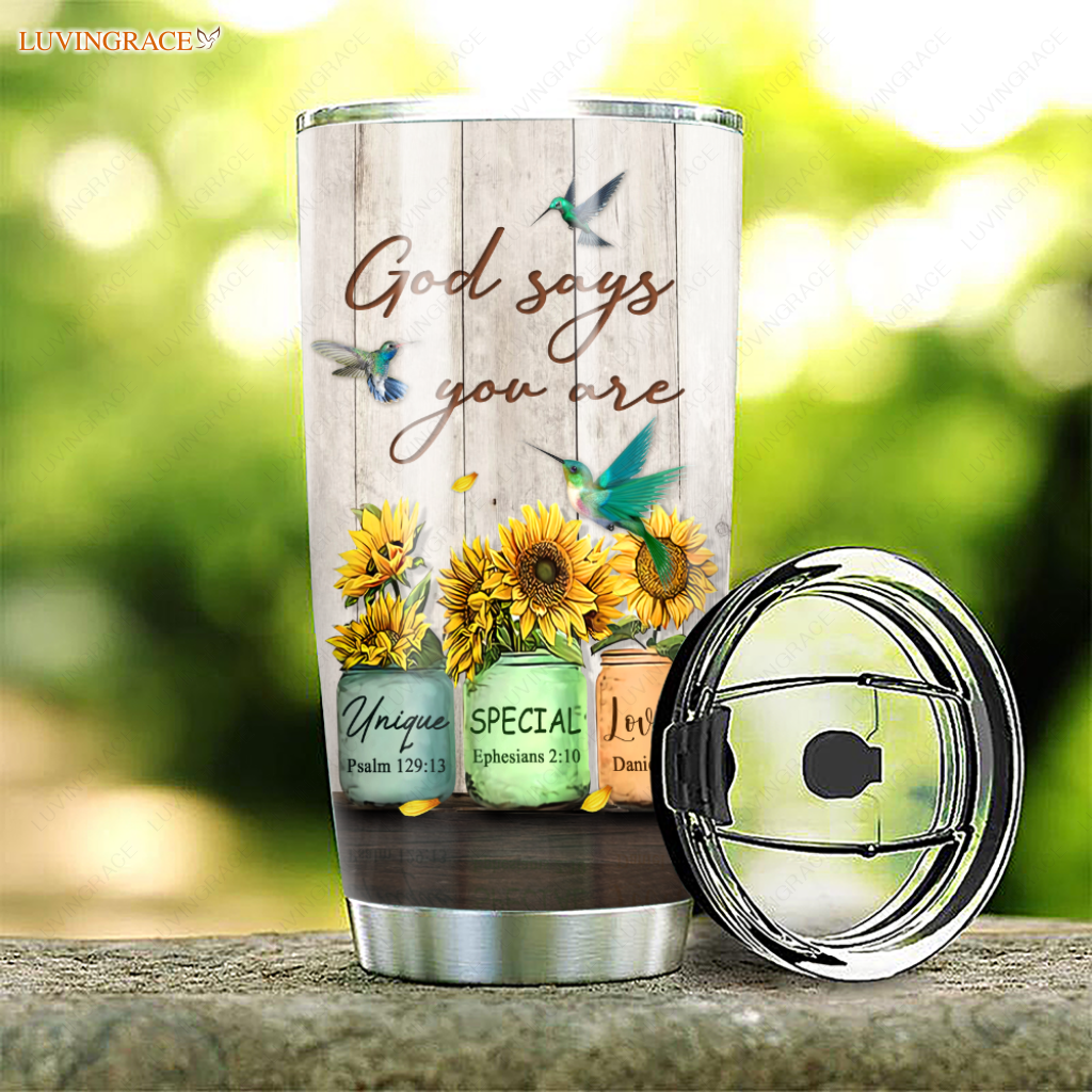 Personalized God Says You Are Tumbler Tumbler