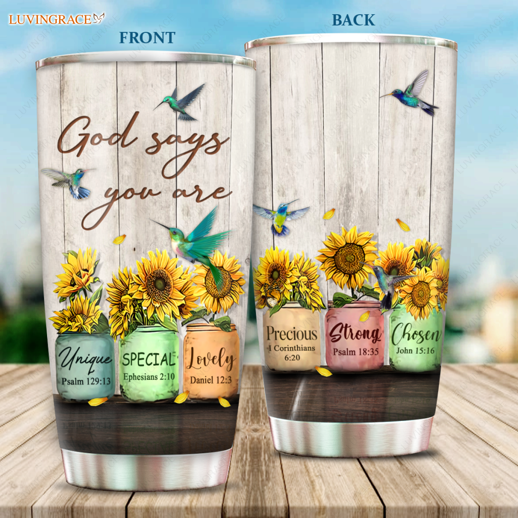 Personalized God Says You Are Tumbler Tumbler