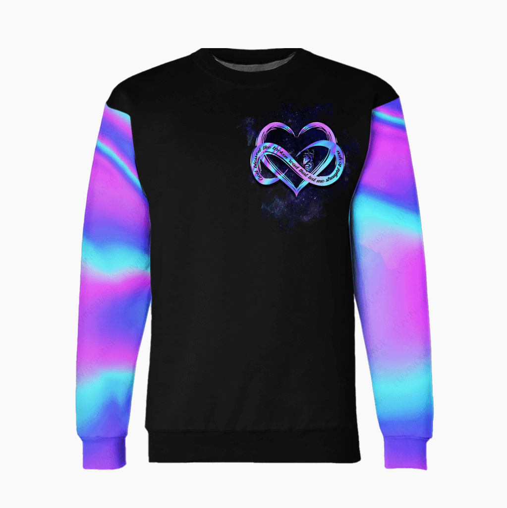 Personalized Hologram Infinity Heart Hoodie