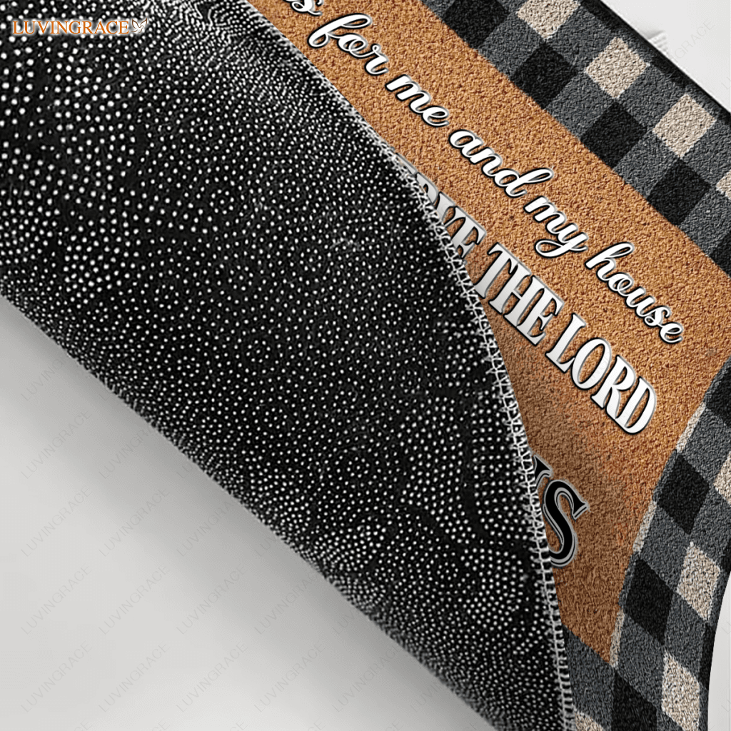 Personalized Home Fashions Serve The Lord Doormat