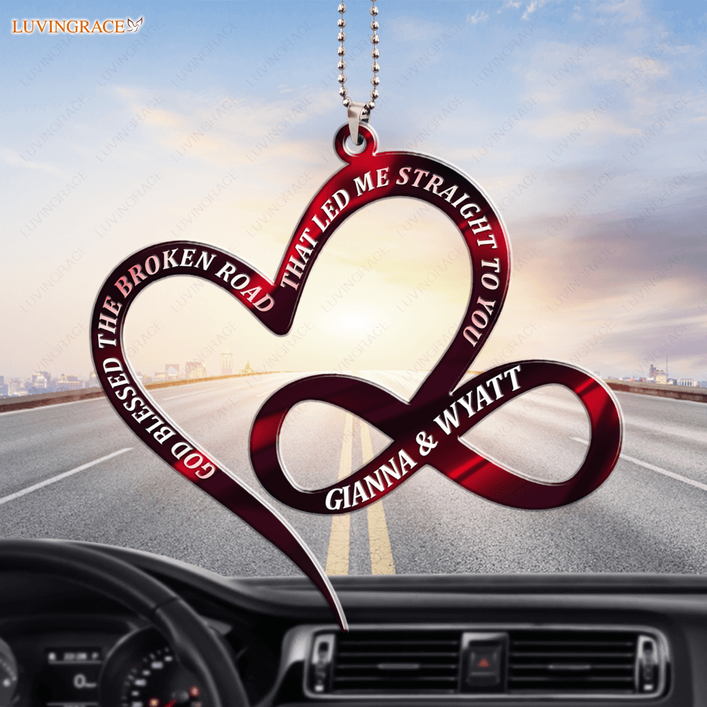 Personalized Infinity Sign Love Symbol God Blessed Ornament