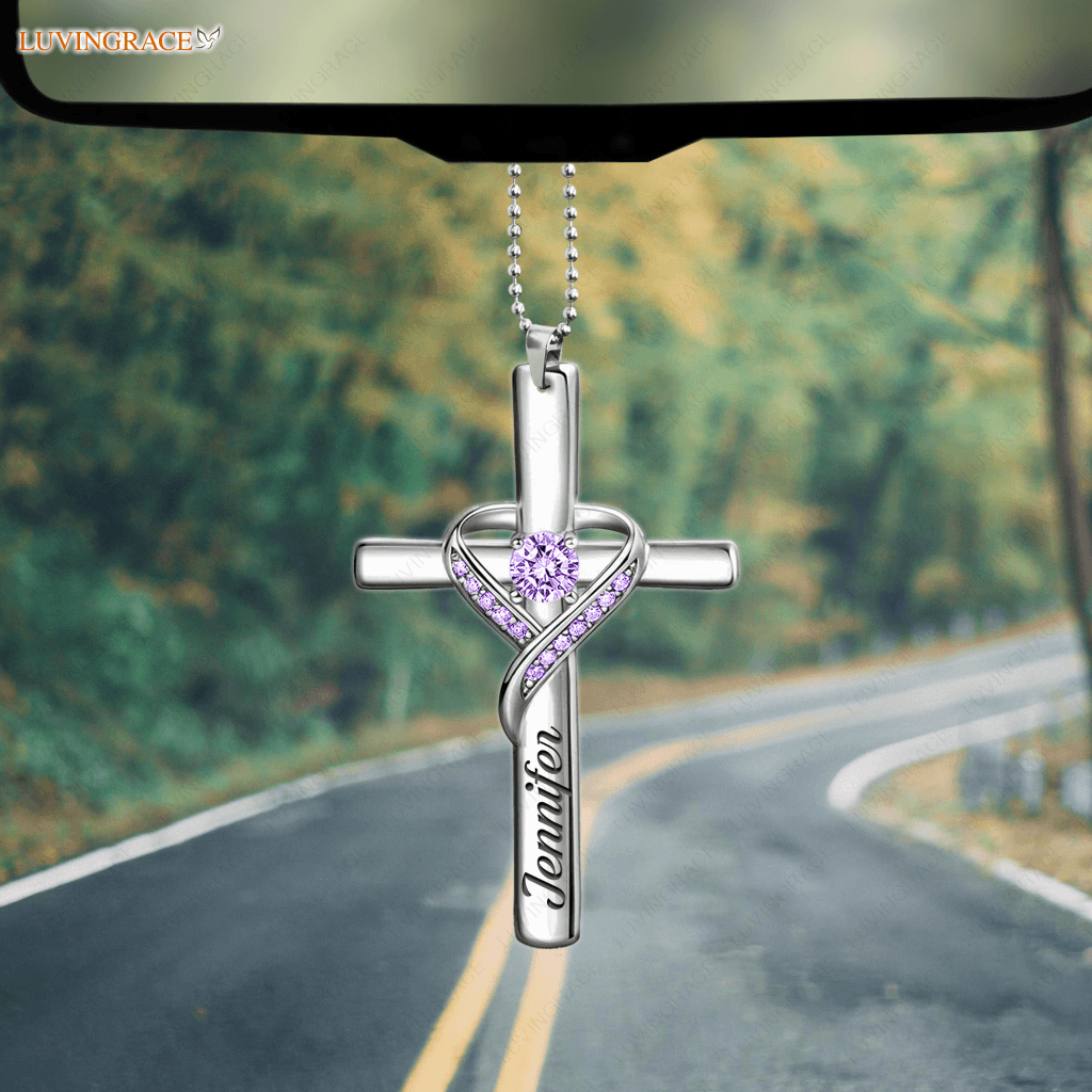 Personalized Jewelry Cross Ornament