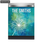 Personalized Kitchen Dishwasher Magnet Cover Beautiful Dandelion