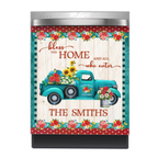 Personalized Kitchen Dishwasher Magnet Cover Frontier Farmhouse Truck