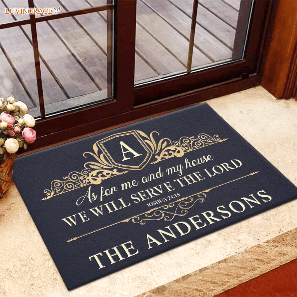 Personalized Monogram Luxury Doormat
