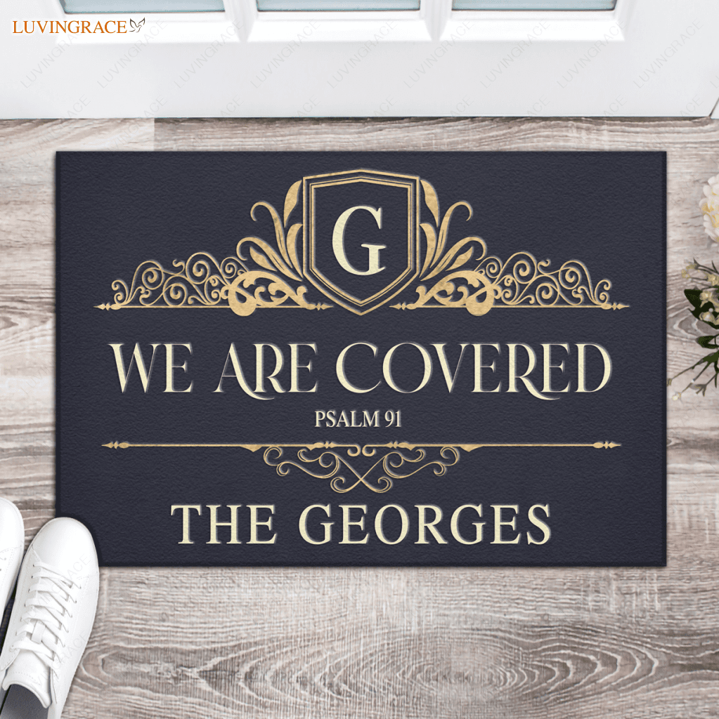 Personalized Monogram Luxury Doormat