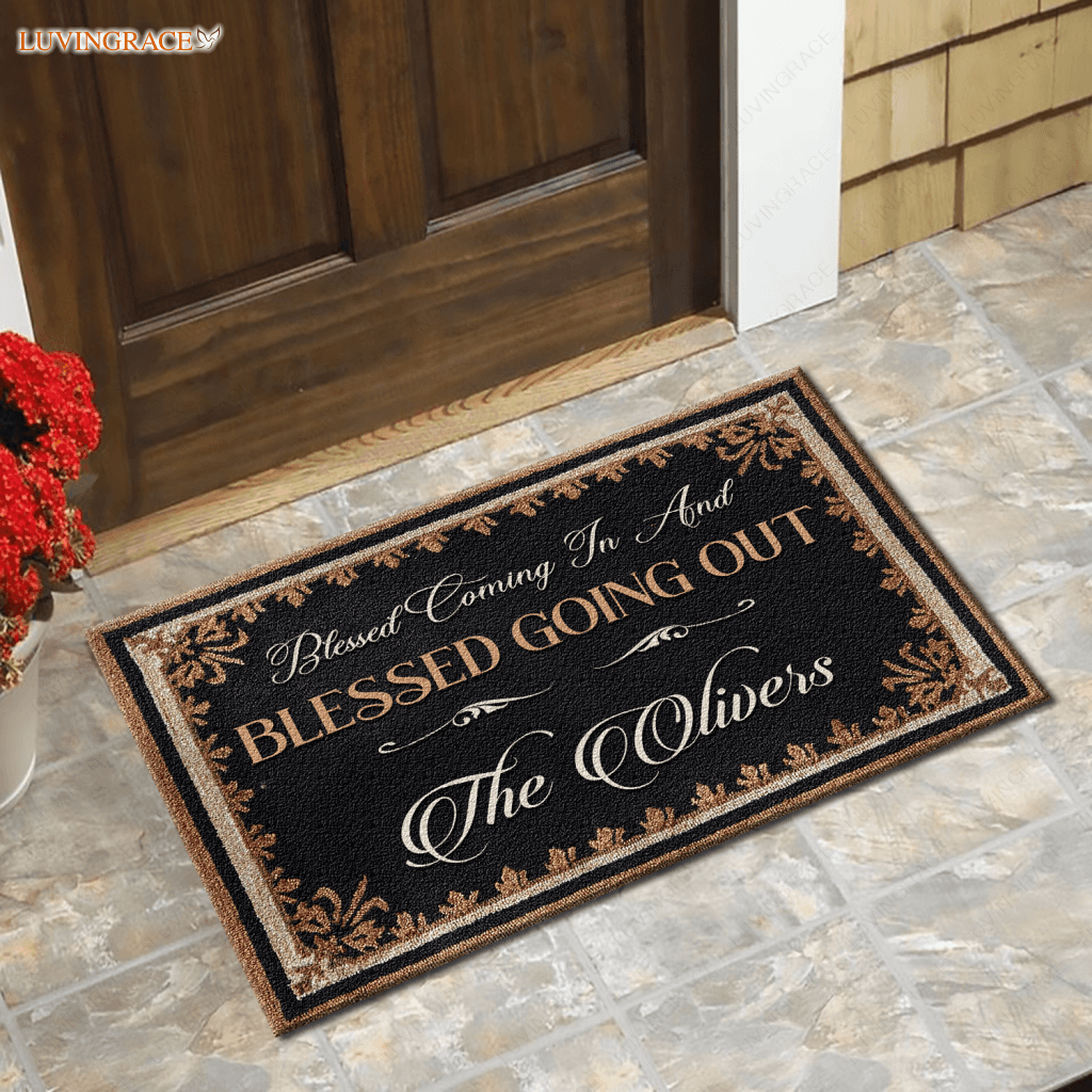 Personalized Monogrammed Family Doormat