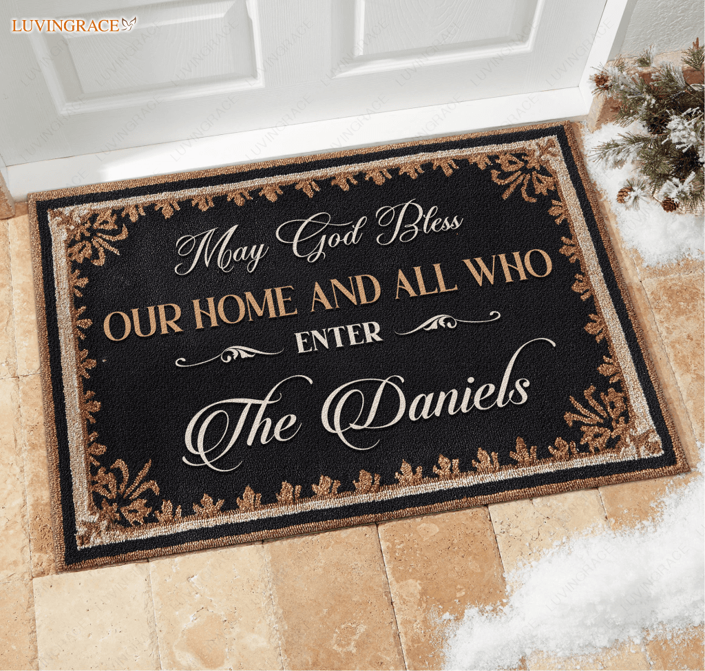 Personalized Monogrammed Family Doormat