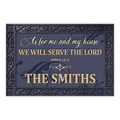 Personalized Navy Family Doormat